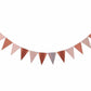 Shiny Hotstamp Wave Triangle Bunting Banner JQ80246