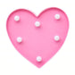 LED Plastic Heart Shape Light