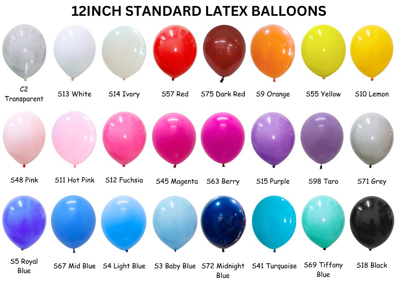 7 Pc Macaron Helium Latex Balloon Bouquet