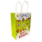 Green Happy Birthday Kraft Paper Bag