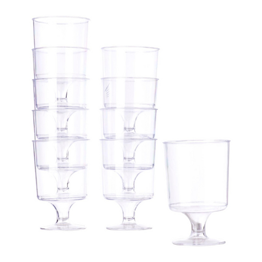 3oz Plastic Wine Glass (10pcs)